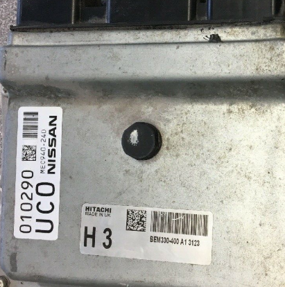 Nissan Qashqai, MEC940-240, UCO, BEM330-400 A1, H3
