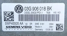 Plug & Play Engine ECU, SIEMENS, VW, 03G906018BK, 03G 906 018 BK, 5WP45505 AA, SIMOS PPD1.1