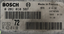 Peugeot 406 2.2 HDI, Bosch EDC15C2, 0281010597, 0 281 010 597, 9642301480, 96 423 014 80