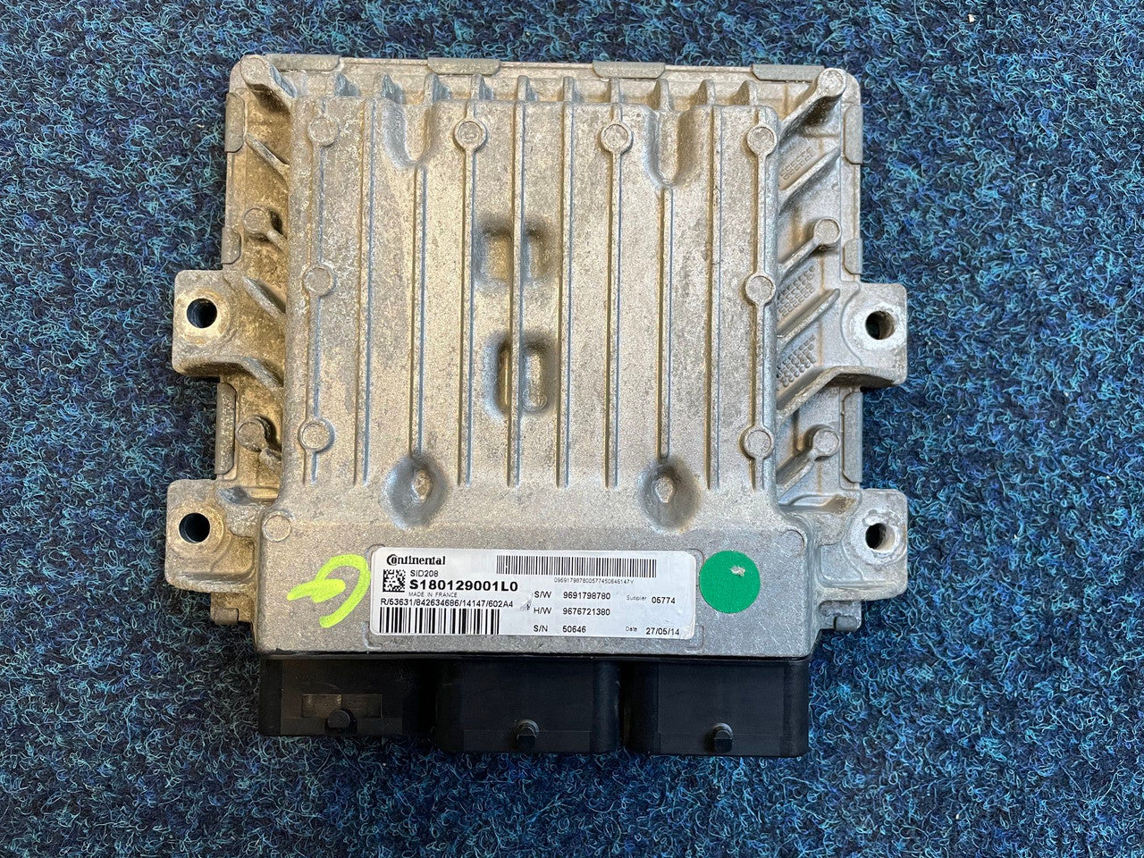 Peugeot, S180129001L0, SW9691798780, SW 9691798780, HW9676721380, HW 9676721380, SID208