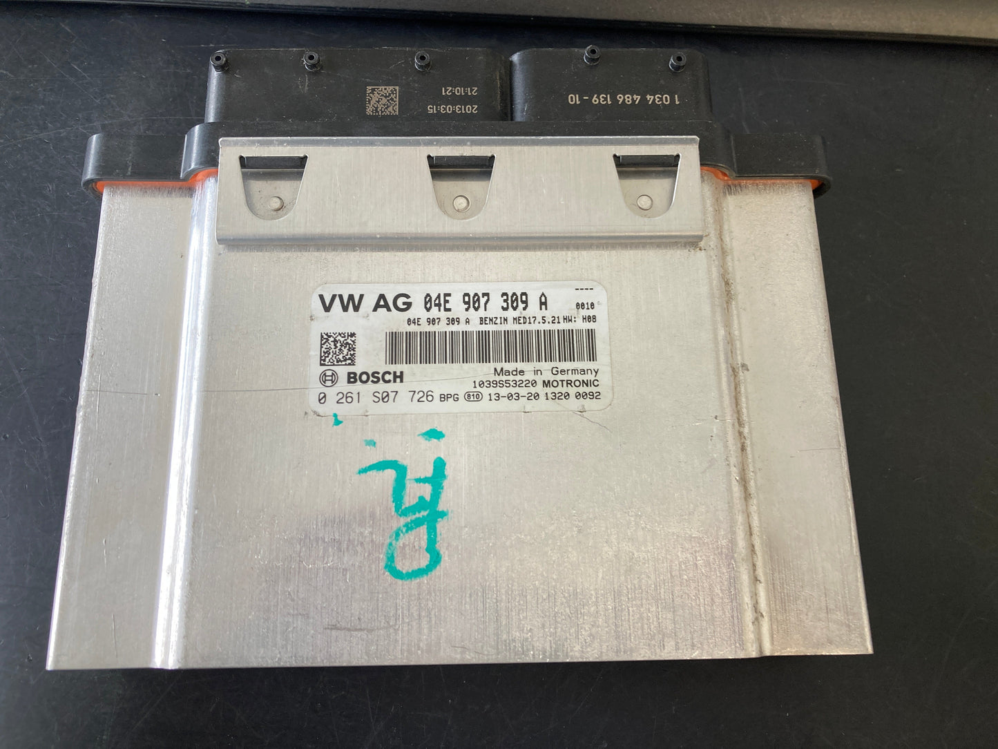 Plug & Play Bosch Engine ECU, VW, 0261S07726, 0 261 S07 726, 04E907309A, 04E 907 309 A, MED17.5.21