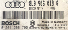 Plug & Play Bosch Engine ECU, 0261206790, 0 261 206 790, 8L0 906 018 Q, 8L0906018Q, ME7.5