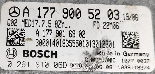 Plug & Play Bosch Engine ECU, 0261S1006D, 0 261 S10 06D, MED17.7.5