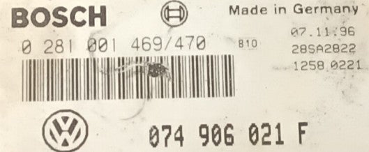 Plug & Play Bosch Engine ECU, 0281001469/470, 0 281 001 469/470, 074906021F, 074 906 021 F