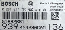 Plug & Play Bosch Engine ECU, Alfa Romeo - Fiat, 0281017783, 0 281 017 783, 51892681
