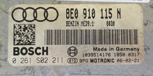 Plug & Play Bosch Engine ECU, Audi A4 2.0 TFSI, 0261S02211, 0 261 S02 211, 8E0910115N, 8E0 910 115 N, MED9.1
