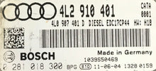 Plug & Play Bosch Engine ECU, Audi, 0281018300, 0 281 018 300, 4L2910401, 4L2 910 401, 4L2910401D, 4L2 910 401 D