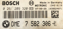 ECU de motor Bosch Plug & Play, BMW, 0261209320, 0 261 209 320, DME7582306, DME 7 582 306