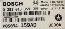 Plug & Play Bosch Engine ECU, Chrysler Cherokee 2.8 CRD 4X4, 0281013359, 0 281 013 359, P05094159AD, P05094 159AD