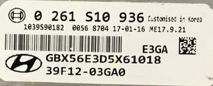 ECU de motor Bosch Plug & Play, Kia / Hyundai, 0261S10936, 0 261 S10 936