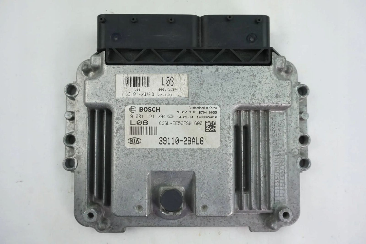 Plug & Play Bosch Engine ECU, Kia, 9001121294, 9 001 121 294, 39110-2BAL8, 391102BAL8, MED17.9.8