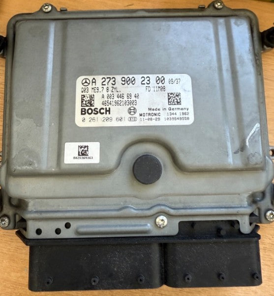 Plug & Play Bosch Engine ECU, Mercedes-Benz, 0261209601, 0 261 209 601, A 273 900 23 00, A2739002300, ME9.7