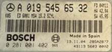 Plug & Play Bosch Engine ECU, Mercedes-Benz, A 019 545 6532, A0195456532, 0281001402, 0 281 001 402