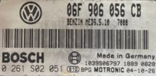Plug & Play Bosch Engine ECU, VW, 0261S02051, 0 261 S02 051, 06F 906 056 CB, 06F906056CB, MED9.5.10