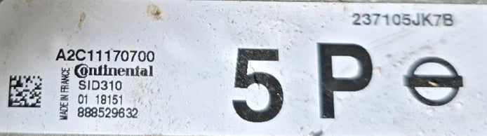 Plug & Play Continental Engine ECU, Nissan, SID310, A2C11170700, 237105JK7B, 888529632, 5P