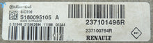 Plug & Play Continental Engine ECU, Renault, SID306, S180095105 A, S180095105A, 237101496R, 237100764R