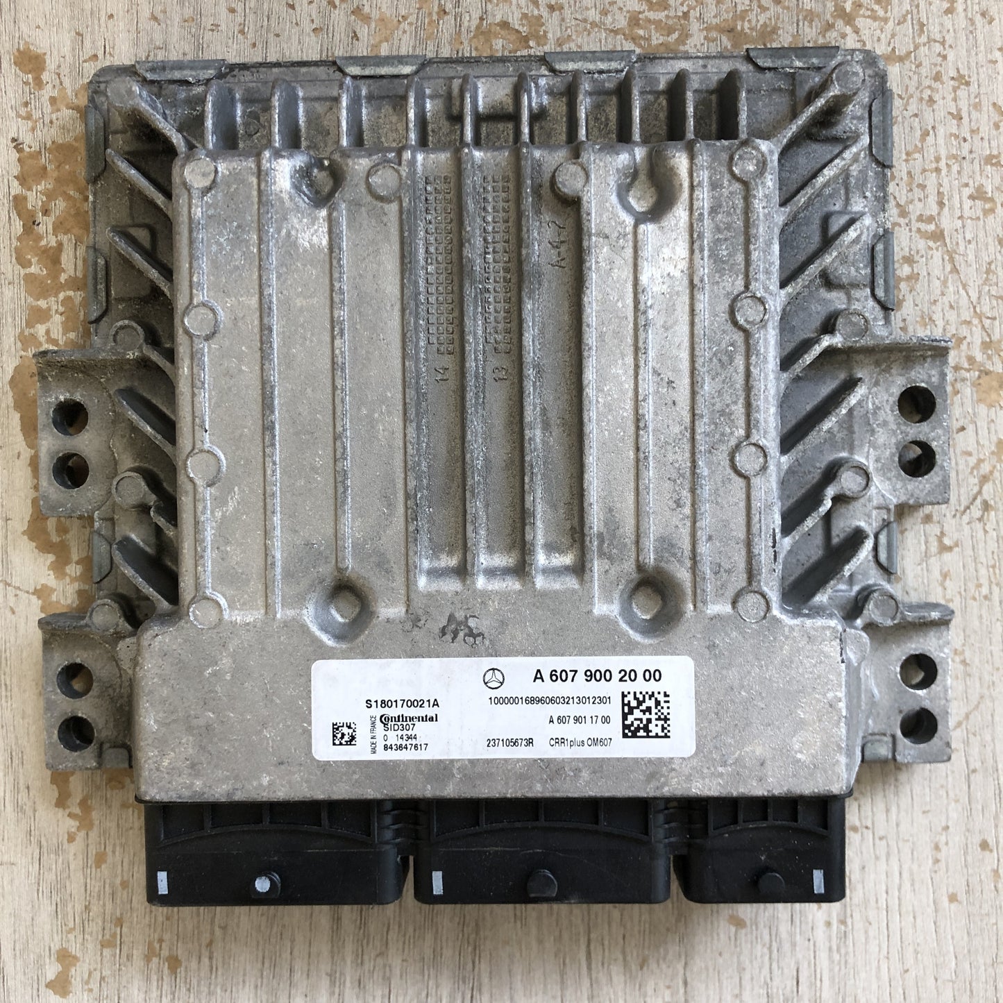 Plug & Play Continental Engine ECU, Renault, SID307, S180170021 A, S180170021A, A 607 900 20 00, A6079002000
