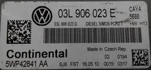 Plug & Play Continental Engine ECU, VW, 03L 906 023 E, 03L906023E, 03L 906 023 D, 03L906023D, 5WP42841AA, 5WP42841 AA, DIESEL SIMOS PCR2.1