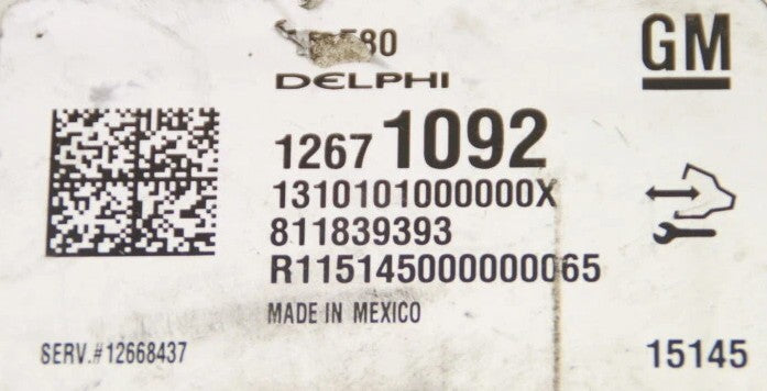 Plug & Play Delphi Engine ECU, Vauxhall, Opel, 12671092, 1310101000000X, 811839393, E80, 12668437