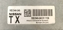 Plug & Play Hitachi Engine ECU, Nissan, MEC940240, MEC940-240, TX, MEC940-240 D1, MEC940240D1