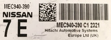Plug & Play Hitachi Engine ECU, Nissan, MEC940390, MEC940-390, 7 E, 7E