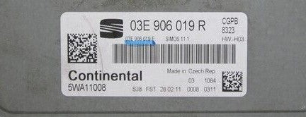 Plug & Play Volkswagen Polo 1.2 Engine ECU, 03E906019R, 03E 906 019 R, 03E906019E, 03E 906 019 E, 5WA11008, SIMOS 11.1