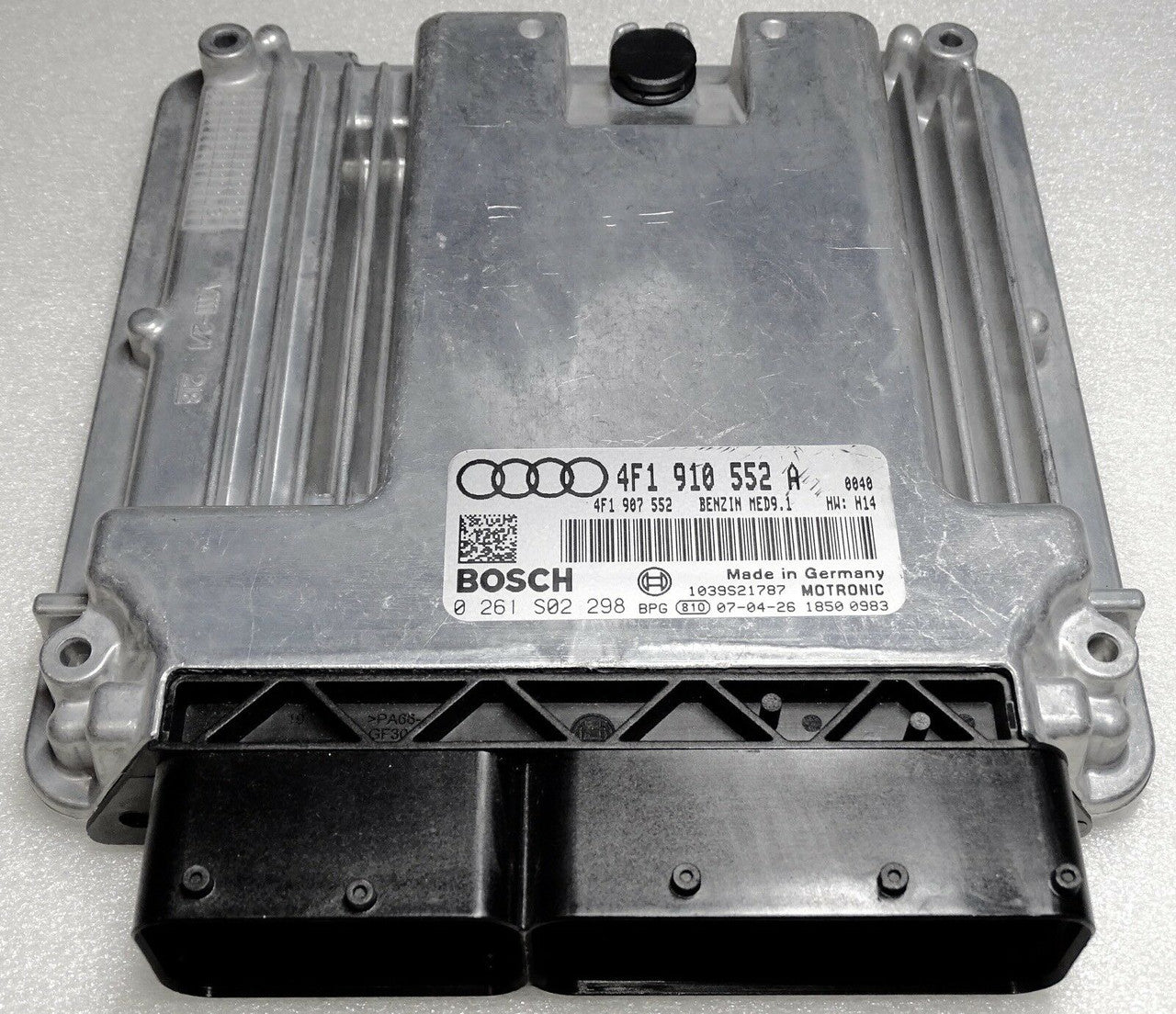 Plug & Play Bosch Engine ECU, 0261S02298, 0 261 S02 298, 4F1910552A , 4F1 910 552 A , MED9.1