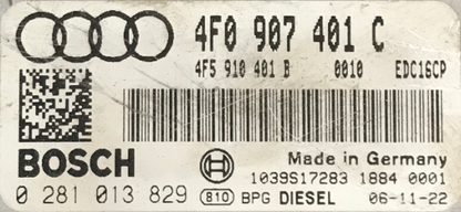 Plug & Play Bosch Engine ECU, 0281032729, 0 281 032 729, 4F0907401C, 4F0 907 401 C, 4F5910401B, 4F5 910 401 B, EDC16CP