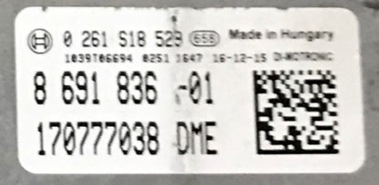 ECU de motor Bosch Plug & Play, BMW, 0261S18529, 0 261 S18 529, 8691836, 8 691 836