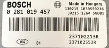 Centralita Bosch para motor Plug & Play, Dacia Sendero 1.5 dCi, 0281019457, 0 281 019 457, 237102553R, 237102213R