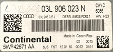 Plug & Play Continental Engine ECU, Seat, 5WP42671AA, 5WP42671 AA, 03L906023N, 03L 906 023 N, 03L906023L, 03L 906 023 L, DIESEL SIMOS PCR2.1