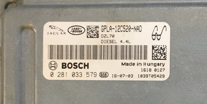 Range Rover 4.4, 0281033579, 0 281 033 579, GPLA12C520NAD, GPLA-12C520-NAD