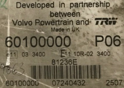 Plug & Play Renault Engine ECU, Volvo Truck, 60100000