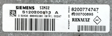 Renault Engine ECU Siemens, SIM32, S120200113A, S120200113 A, 8200774747, 8200700695