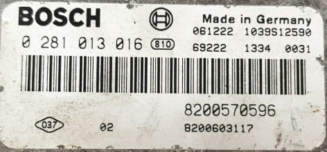 Centralita de motor Renault Plug & Play, Renault Espace IV 2.2 dCi, 0 281 013 016, 0281013016, 8200570596
