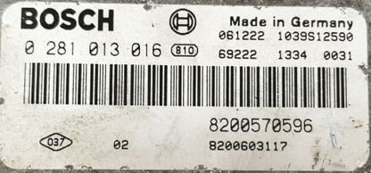 Centralita de motor Renault Plug & Play, Renault Espace IV 2.2 dCi, 0 281 013 016, 0281013016, 8200570596