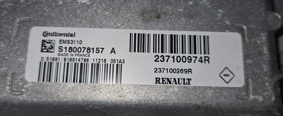 Renault, S180078157A, S180078157 A, 237100974R, 237100269R, EMS3110