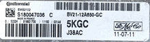 EMS2102, S180047036 C, BV2112A650GC, BV21-12A650-GC, 5KGC
