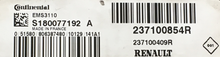 S180077192A, S180077192 A, 237100854R, 237100409R, EMS3110