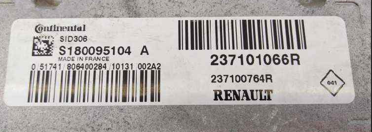 Renault, SID306, S180095104 A, S180095104A, 237101066R, 237100764R