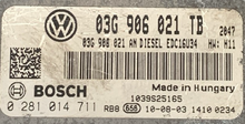 SKODA Octavia 1.9 TDI, 0281014711, 0 281 014 711, 03G906021TB, 03G 906 021 TB, EDC16U34