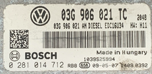 SKODA Octavia / Superb 2.0 TDI, 0281014712, 0 281 014 712, 03G906021TC, 03G 906 021 TC, EDC16U34