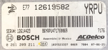 Bosch Engine ECU, ACDelco, 0261209211, 0 261 209 211, 12619582, YRPU, 1039S23337, 12614423