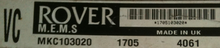 M.E.M.S MKC103020 VC