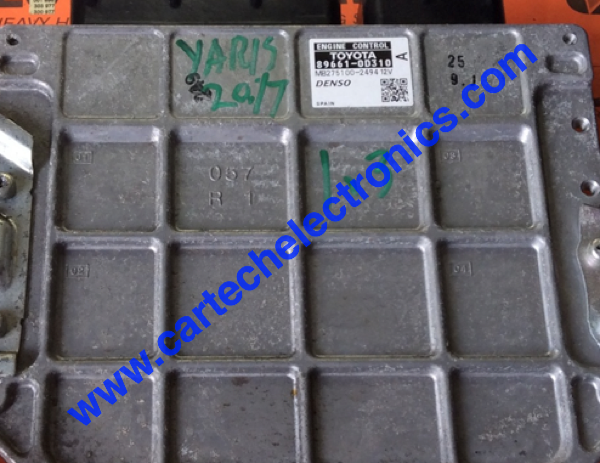 Toyota Yaris 1.3L, 896610D310, 89661-0D310, MB2751002494, MB275100-2494, 12V