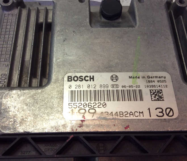 Fiat Punto, 0281012899, 0 281 012 899, 55206220