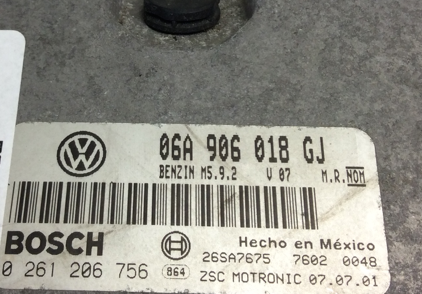 Beetle 2.0, 0261206756, 0 261 206 756, 06A906018GJ, 06A 906 018 GJ