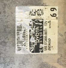 Denso Engine ECU, Toyota , 89661-05691, MB 175800-8071, 1CD-FTV
