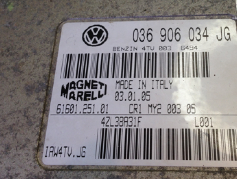 Seat Ibiza Circa, IAW4TV.JG, 036906034JG, 61601.251.01