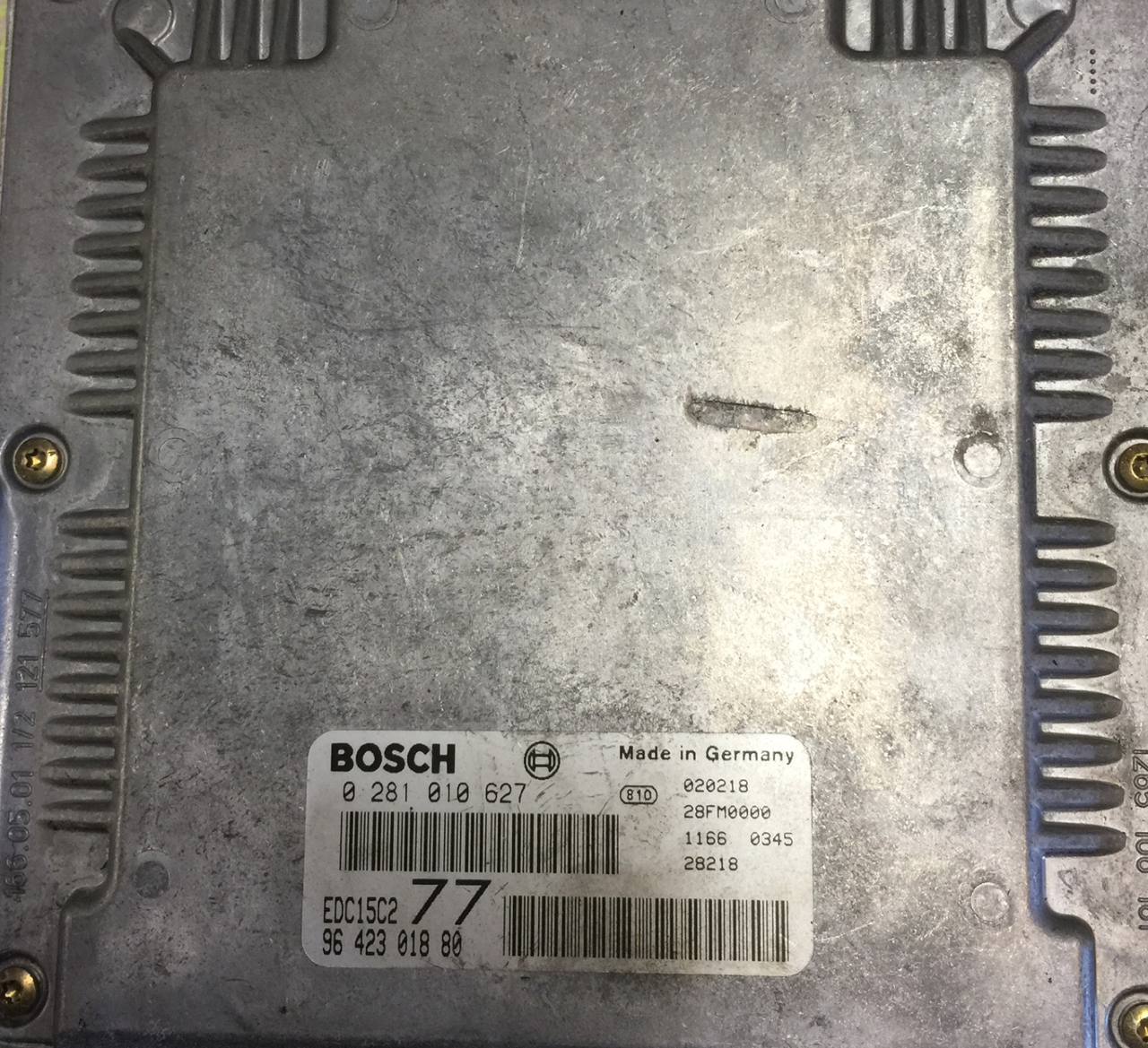 Peugeot 406, 0281010627, 0 281 010 627, 9642301880, 96 423 018 80, EDC15C2